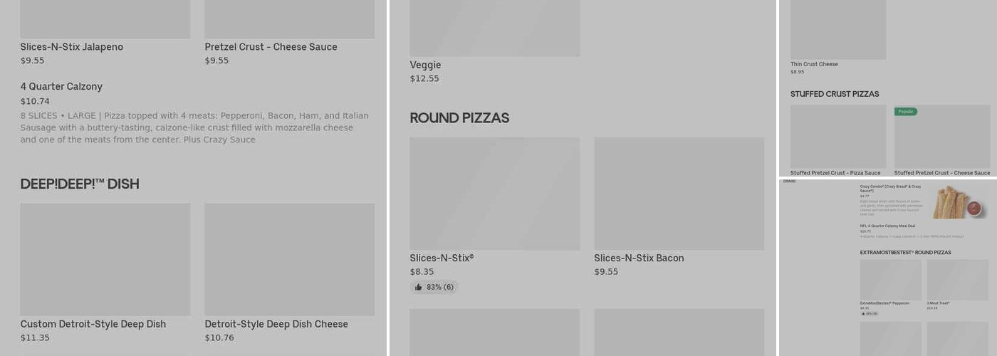 Little Caesars Pizza Menu
