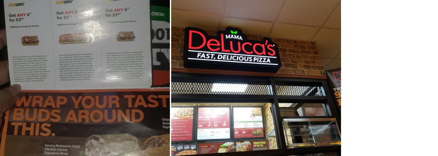 Subway Menu