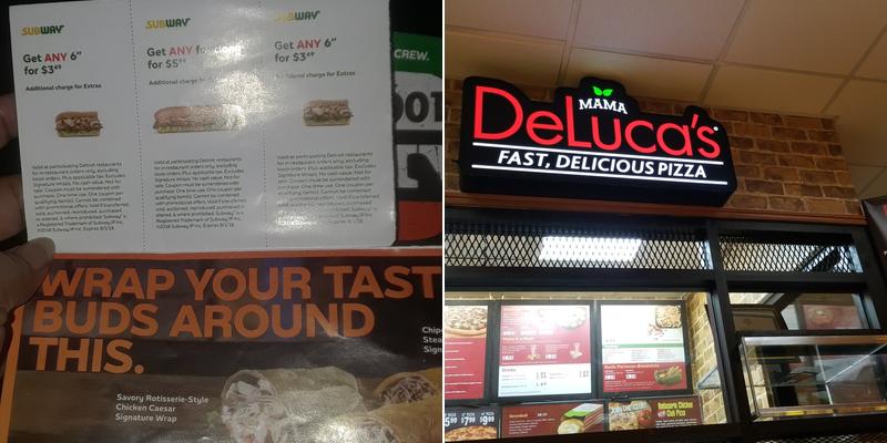 Subway Menu