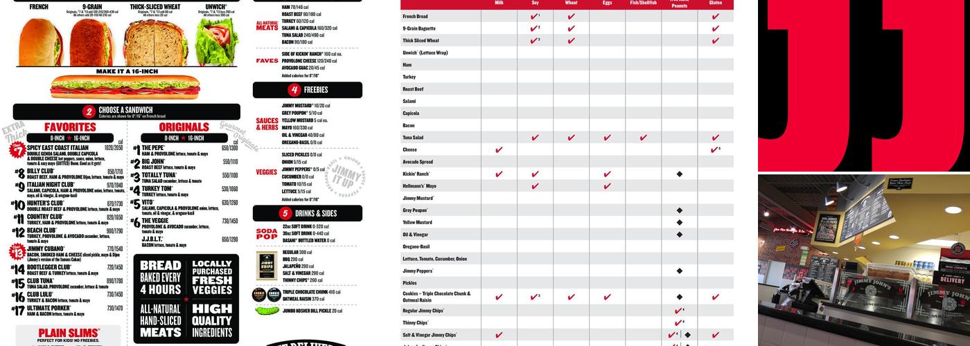 Jimmy John's Menu
