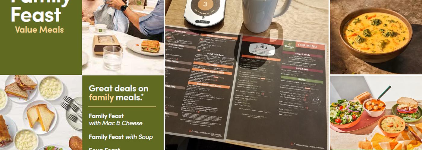 Panera Bread Menu