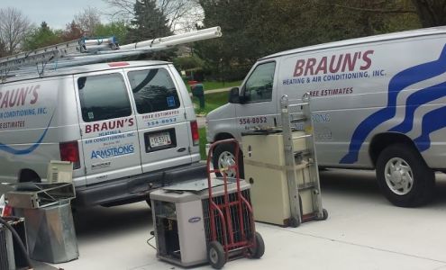 Braun's Heating & Air Conditioning, Inc. 1885, 2220 Wisconsin St suite d, Sturtevant Wisconsin 53177