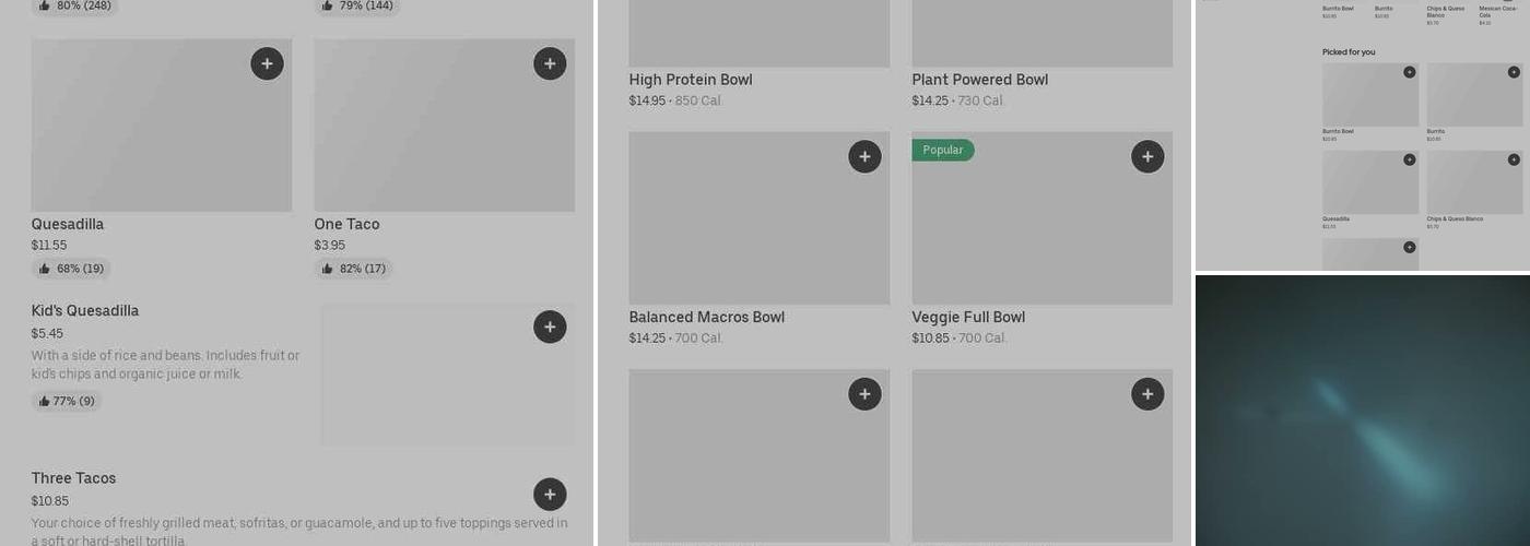 Chipotle Mexican Grill Menu