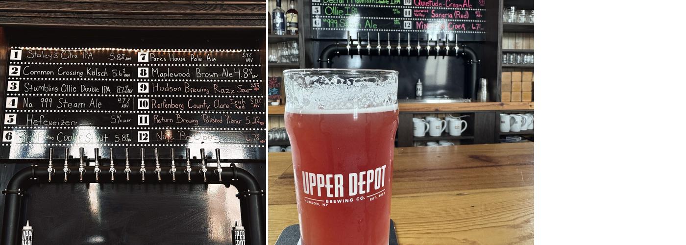 Upper Depot Brewing Co. Menu