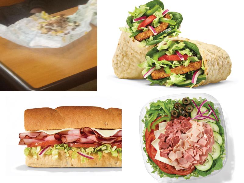Subway Menu
