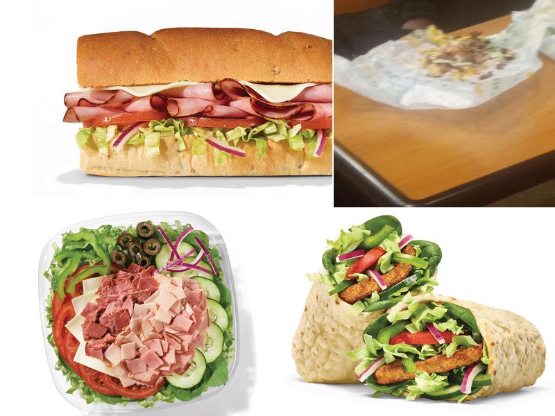 Subway Menu