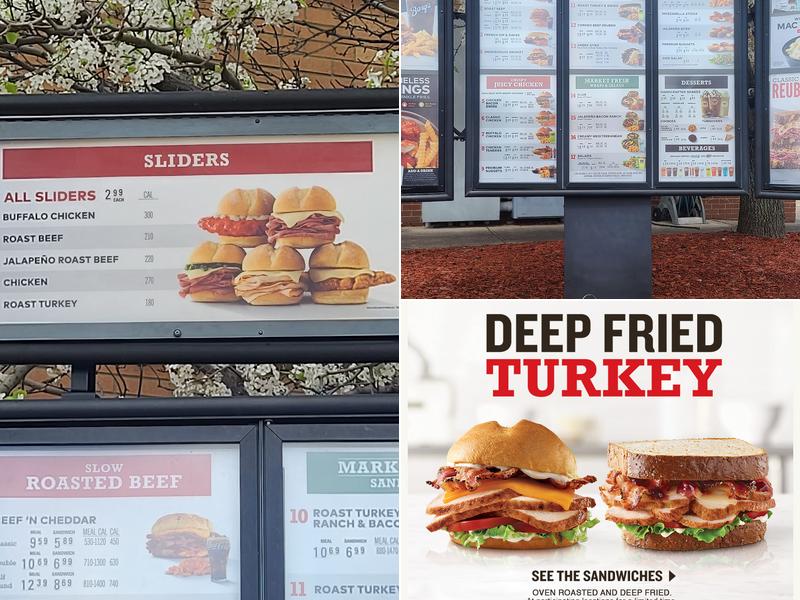 Arby's Menu