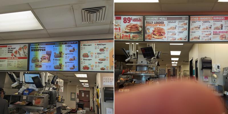 Burger King Menu
