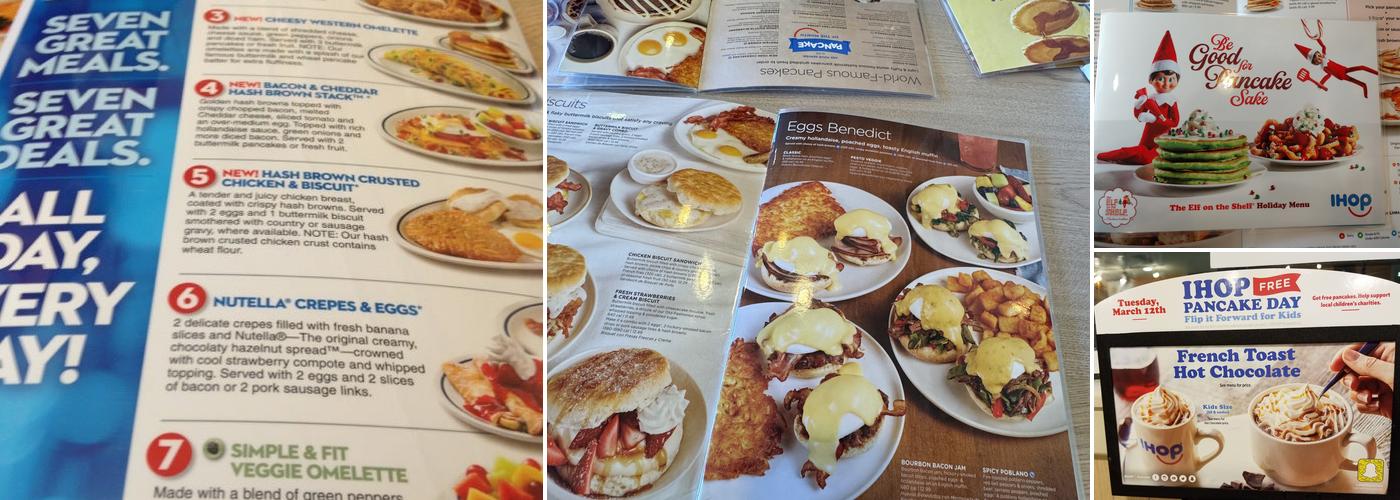 IHOP Menu