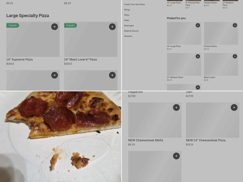 Pizza Hut Menu