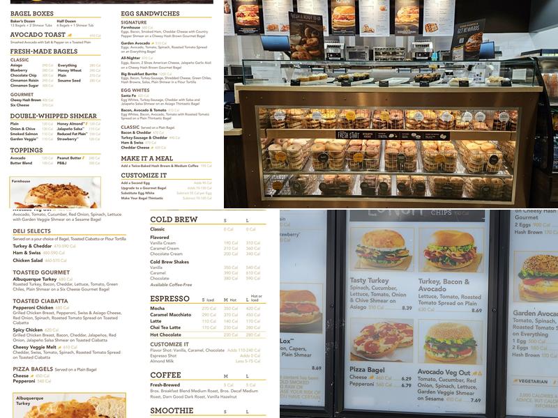 Einstein Bros. Bagels Menu