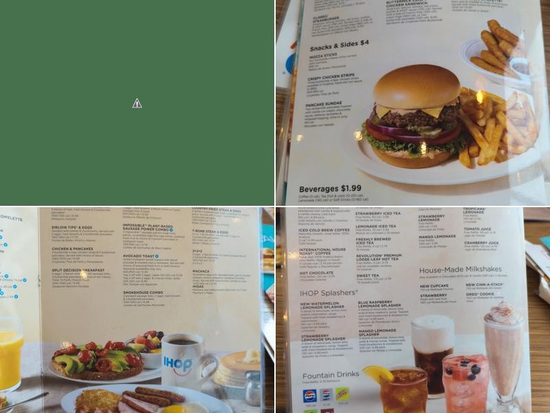 IHOP Menu