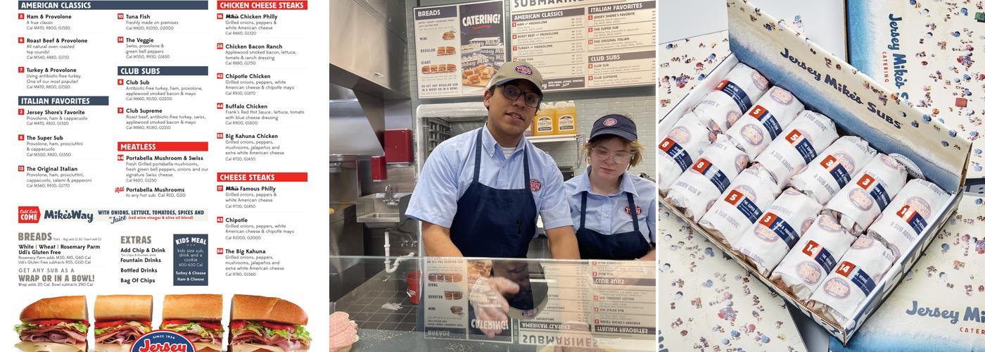 Jersey Mike's Subs Menu