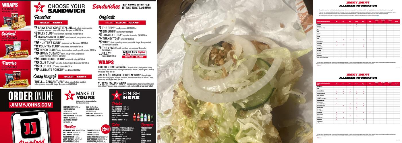 Jimmy John's Menu