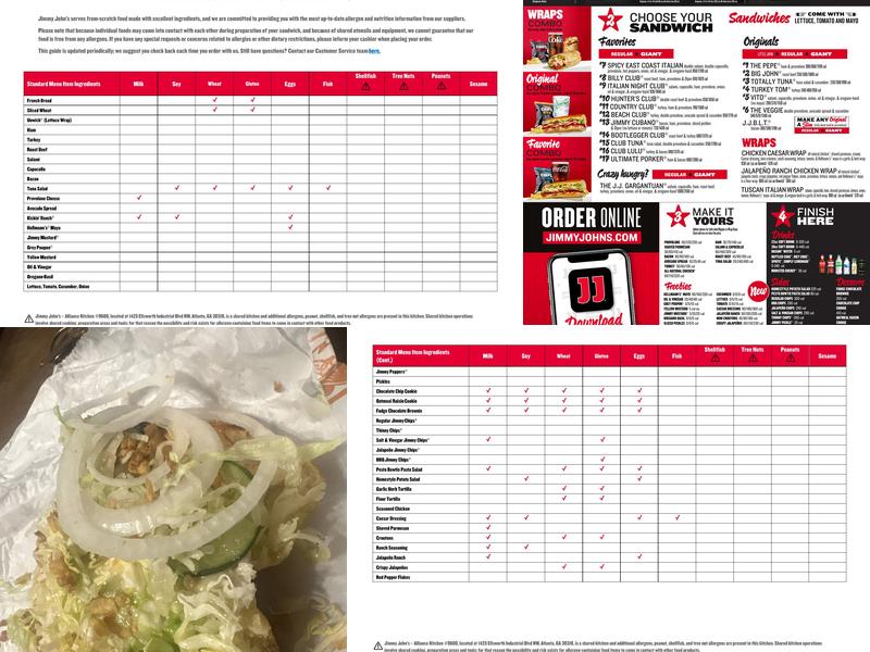 Jimmy John's Menu