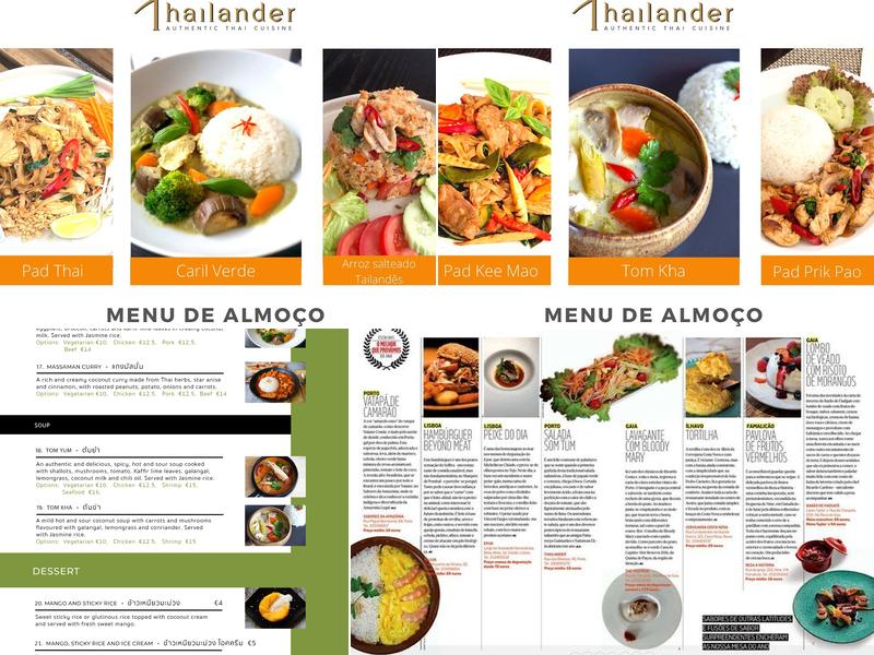 Thailander Menu