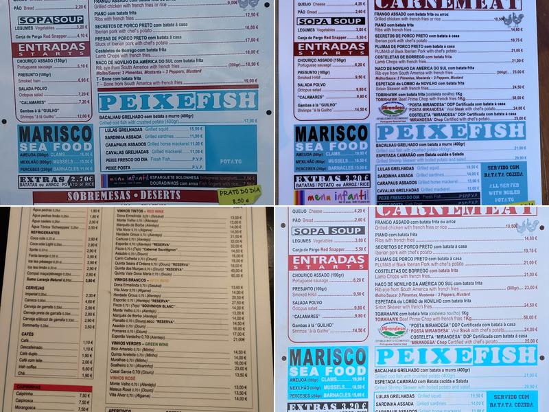 Armazém Menu