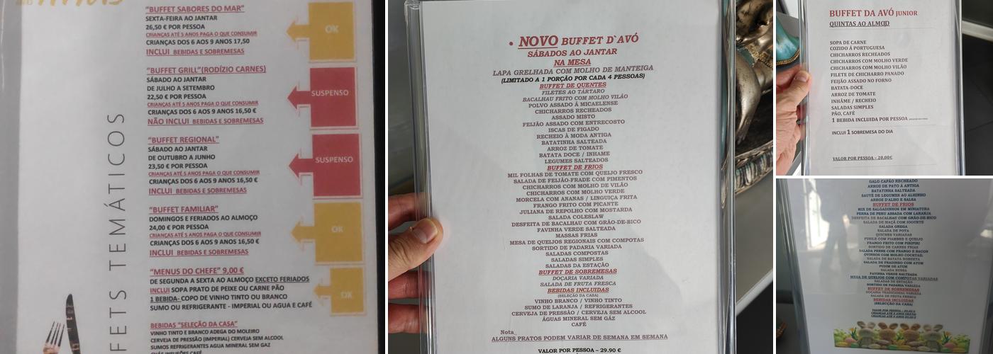 Aromas das Ilhas Menu