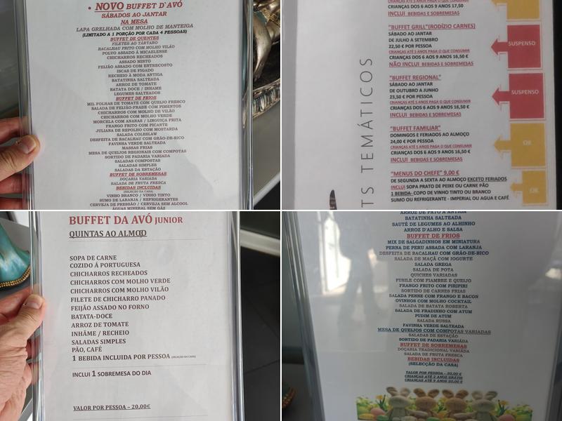 Aromas das Ilhas Menu