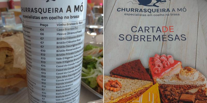Churrasqueira a Mó (A Mó) Menu