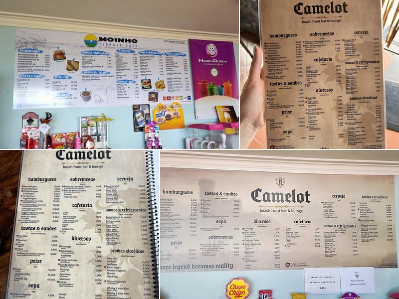 O MOINHO TERRACE CAFE Menu