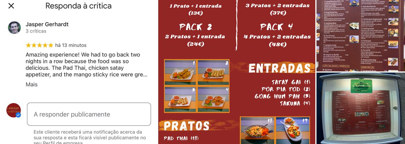 LakkanaThai Restaurant Menu