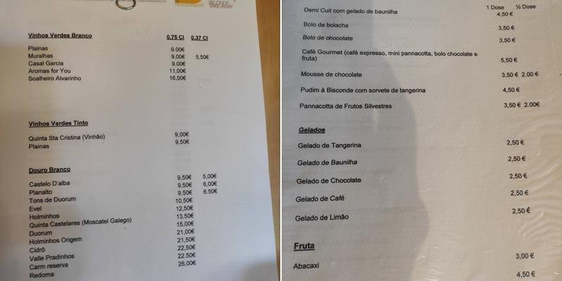 Bisconde Menu