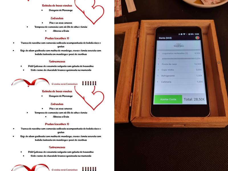 Tunel dos sabores Menu