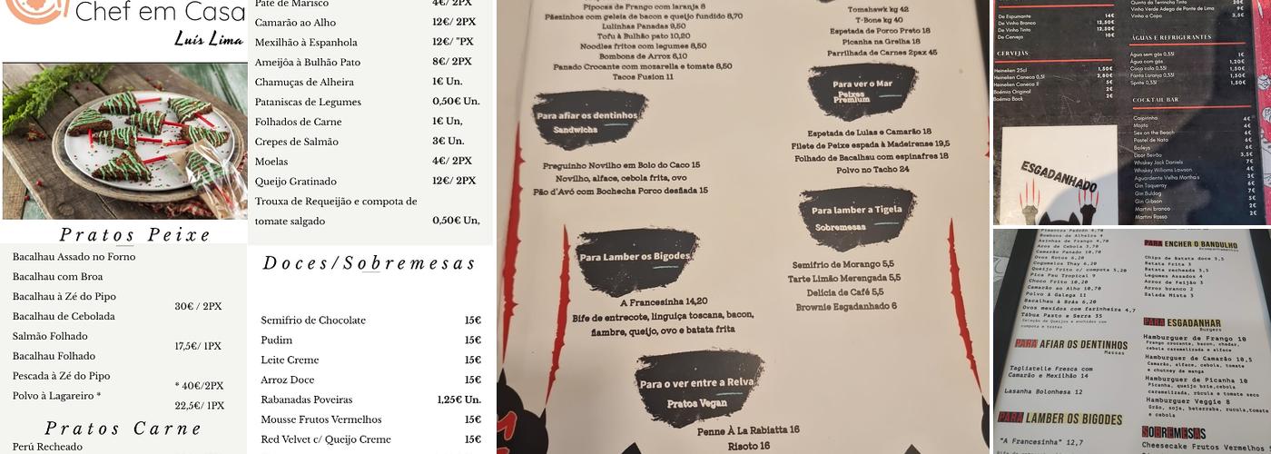 Esgadanhado by Chef Luis Lima Menu