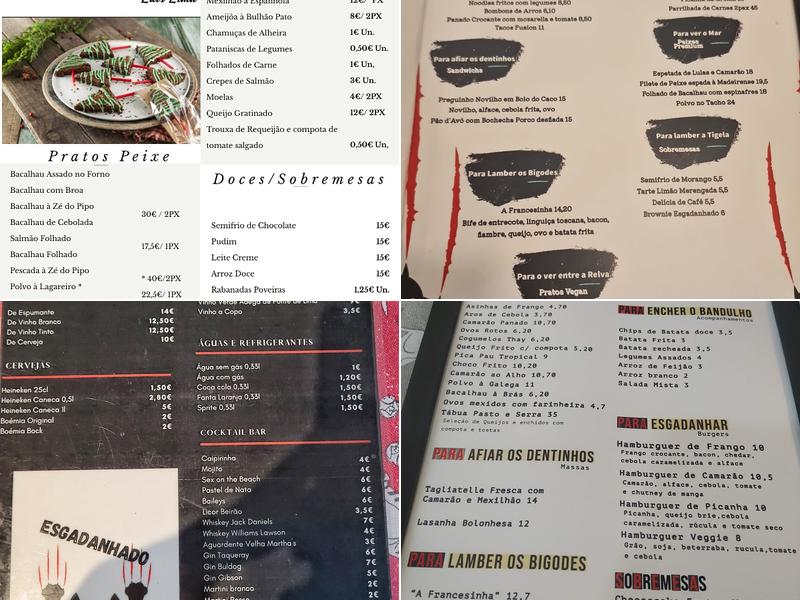 Esgadanhado by Chef Luis Lima Menu