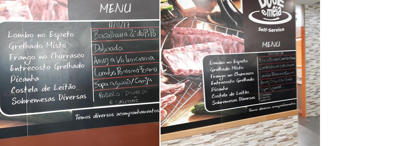 Restaurante Dose E Meia Lda (marinha Grande) Menu