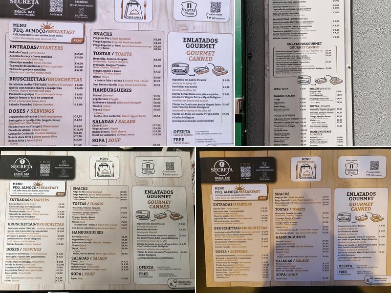 O Secreta Menu