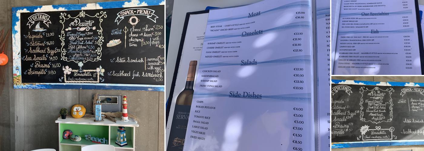 Bar Restaurante O Mero Menu