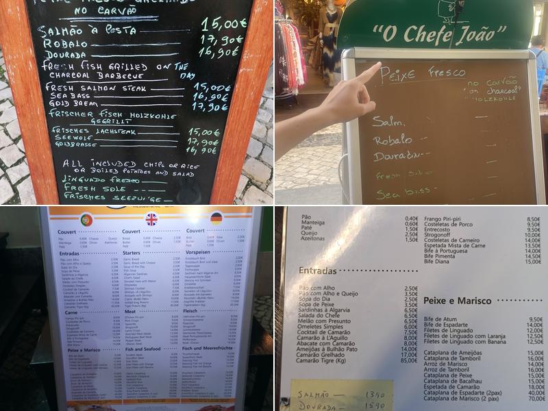 Chefe João Menu