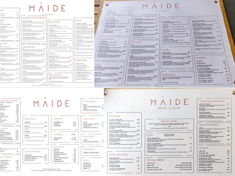 Mâide Menu