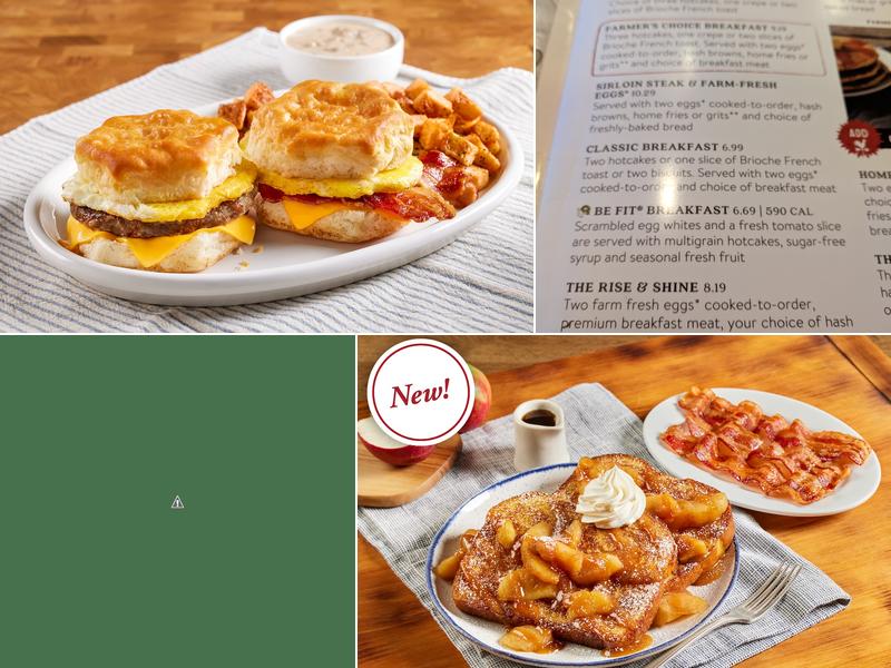 Bob Evans Menu