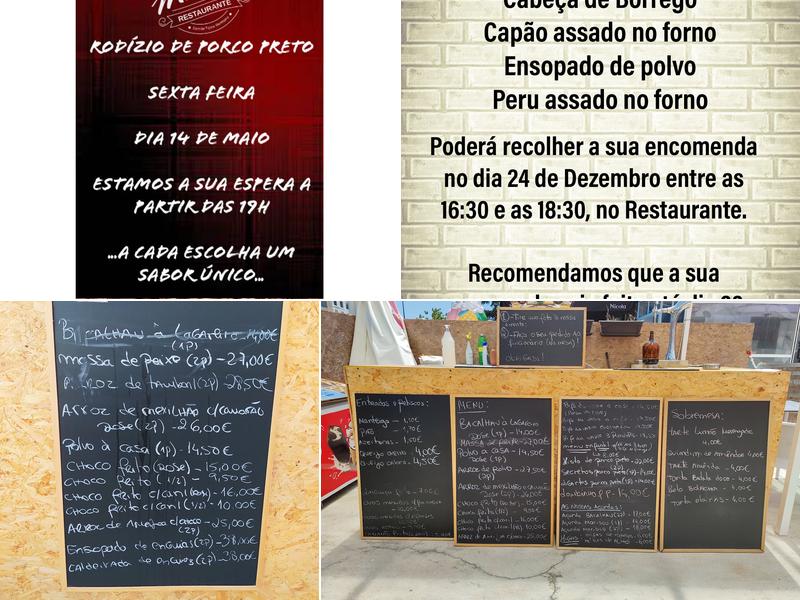 Marina´s Restaurante Menu