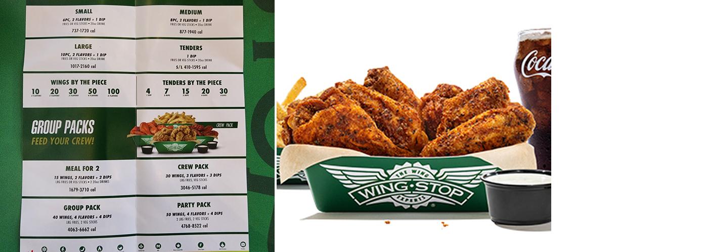 Wingstop Menu