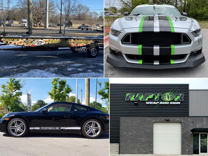 Raptor Wrap and Sign