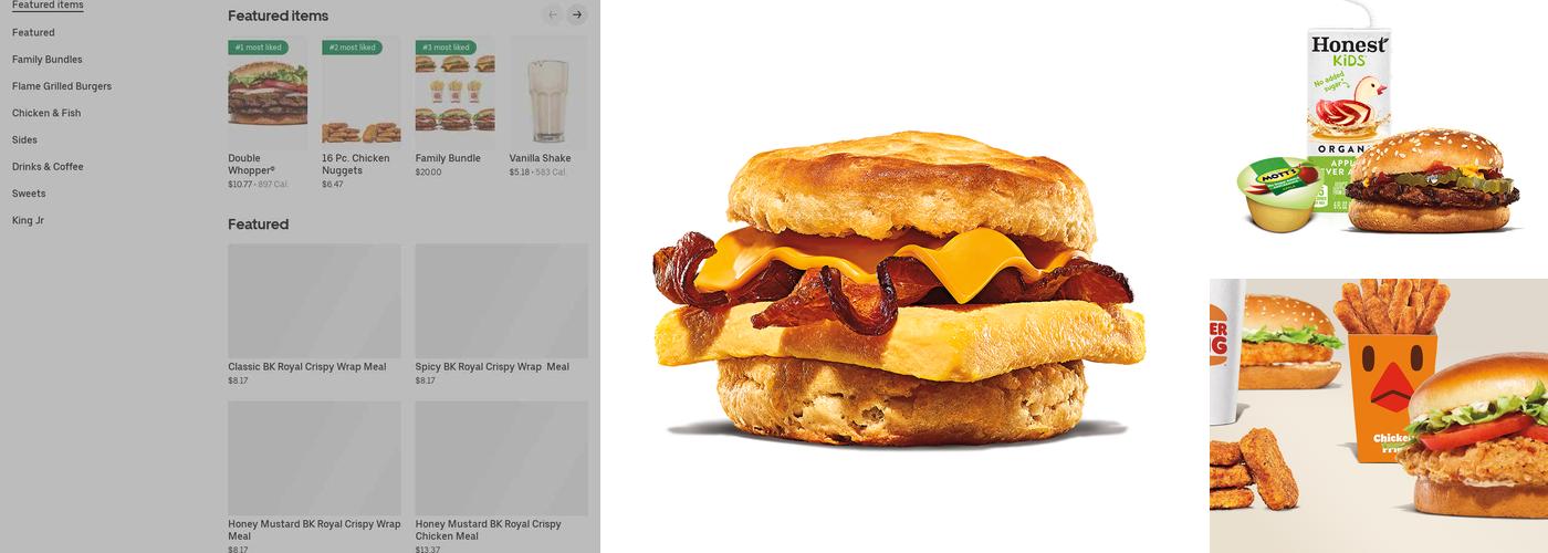 Burger King Menu