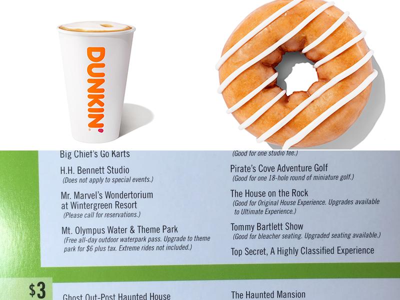 Dunkin' Menu
