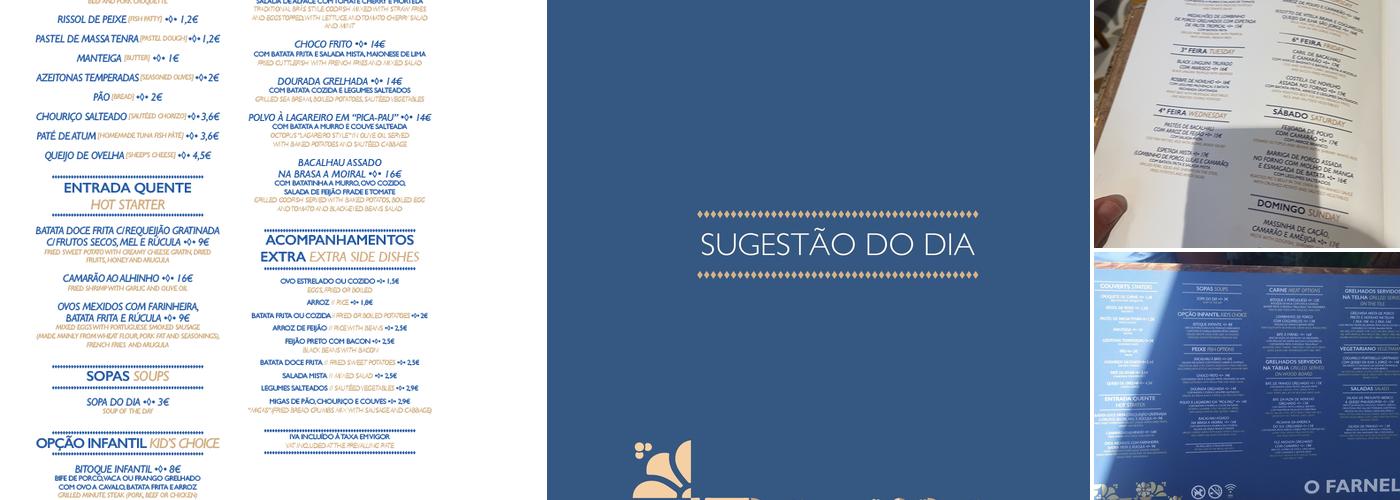 O Farnel Menu