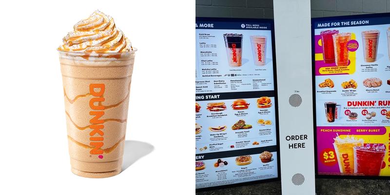 Dunkin' Menu