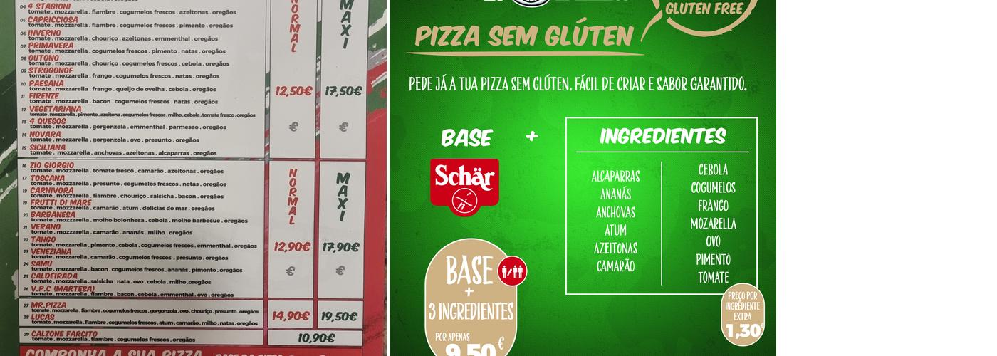 Mr.Pizza Menu