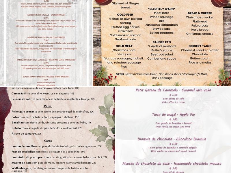 Jasmine Restaurant Menu