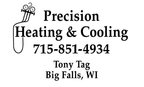 Precision Heating and Cooling LLC E3790 Kitzman Rd, Marion Wisconsin 54950