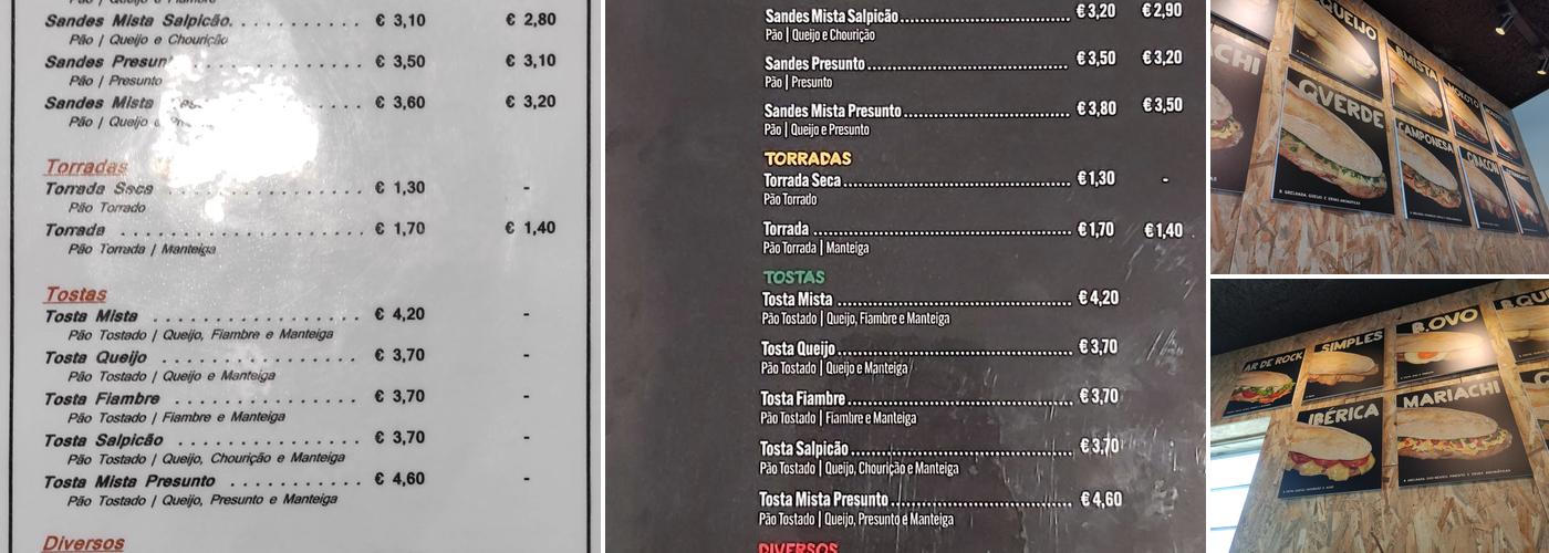 Bifanas Originais Silas (Silas Bifanas Originais) Menu