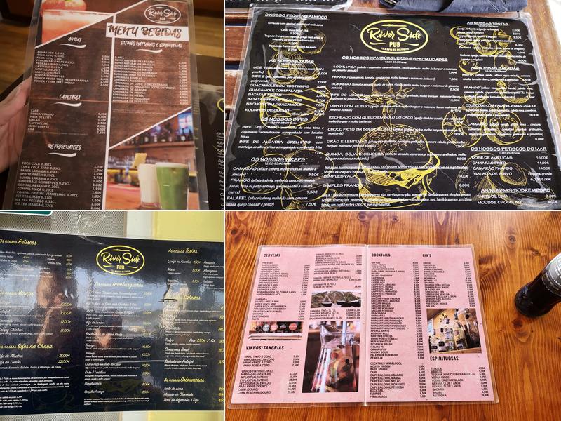 Riverside Pub Menu