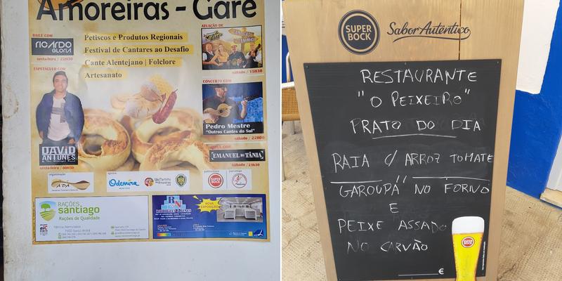 O Peixeiro Menu