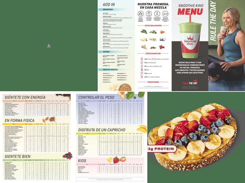 Smoothie King Menu